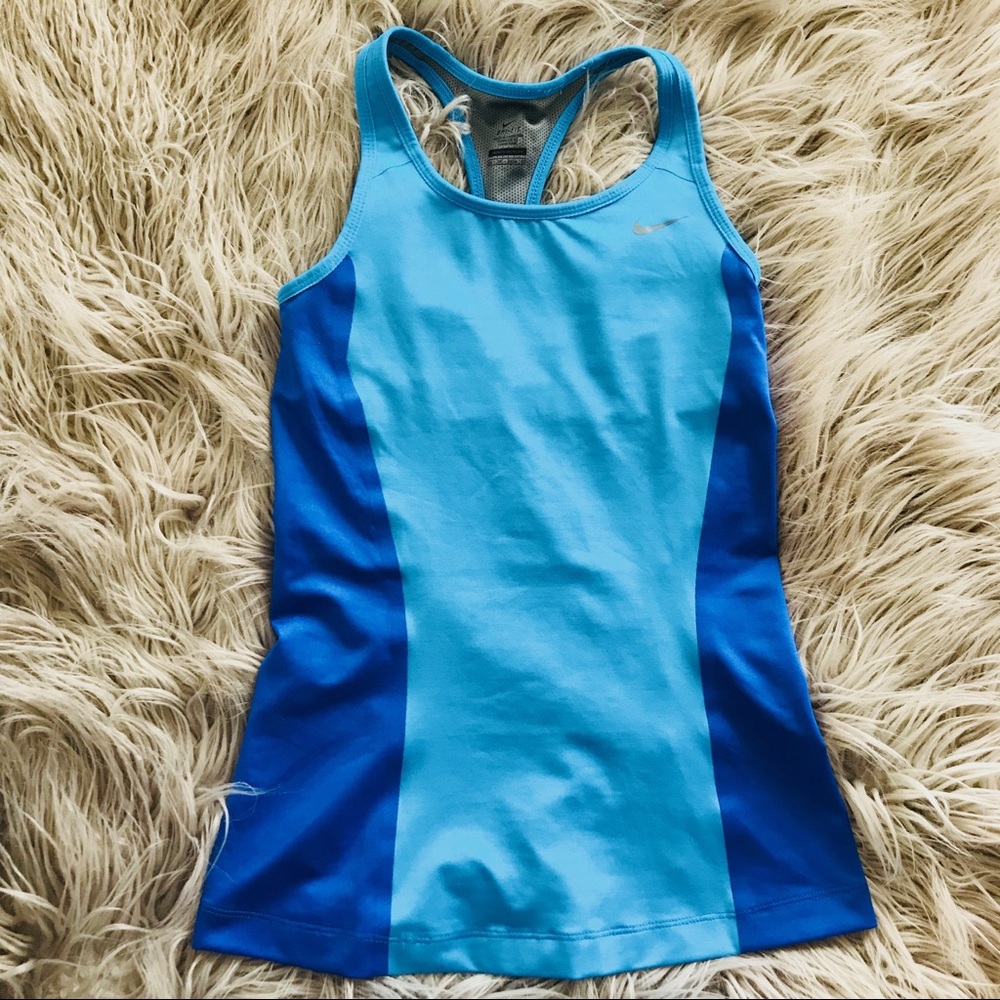 Nike dry fit built in bra tank top